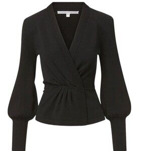 NEW - Veronica Beard Tabisa Pullover in Black - Size Small